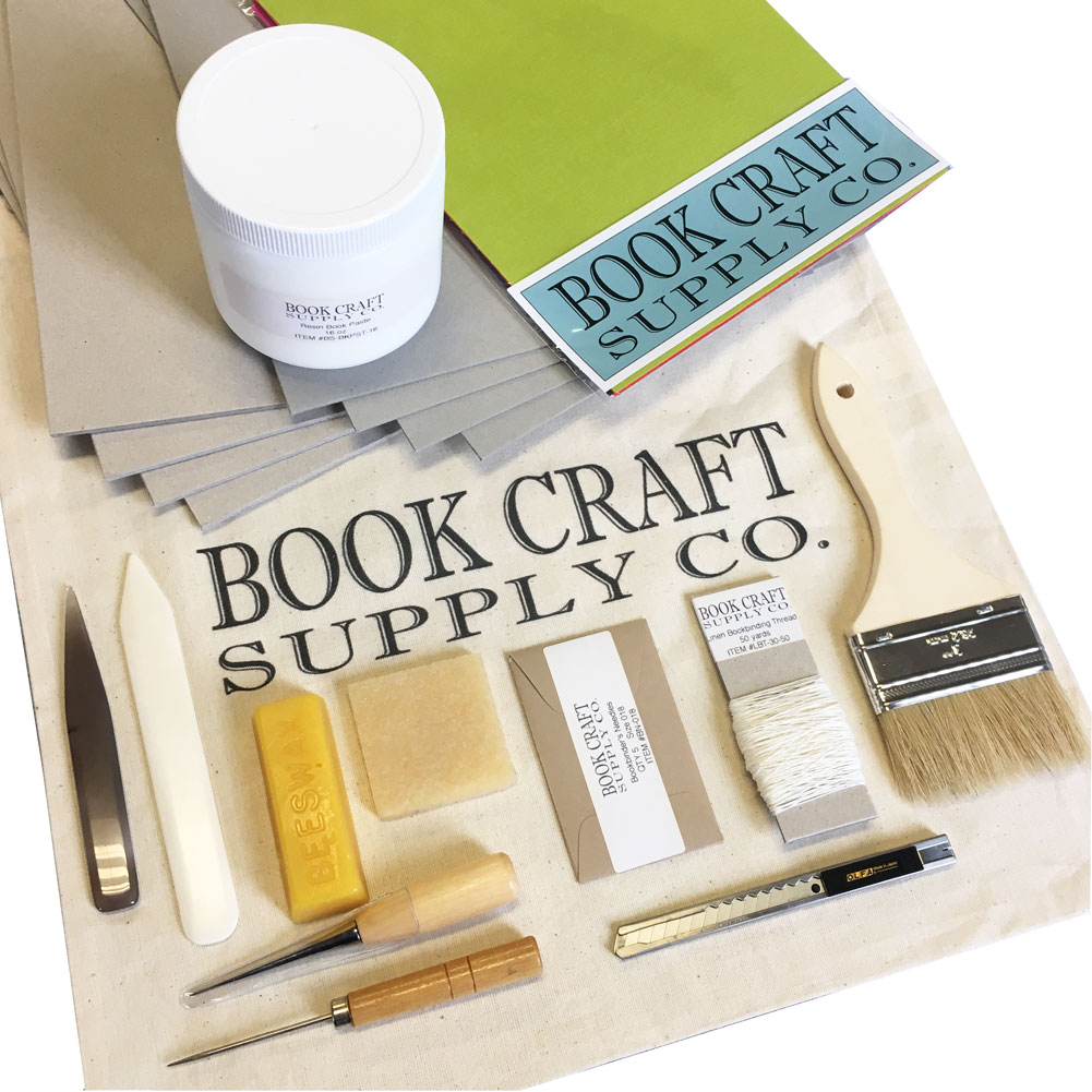 SYOSOF Book Press, Bookbinding Supplies with 19Pcs Book Binding Kits, DIY  Books